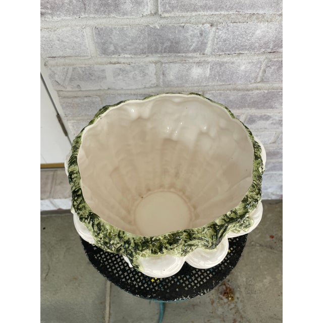 Vintage Fritz & Floyd White Carrot Cachepot For Sale In New York - Image 6 of 8