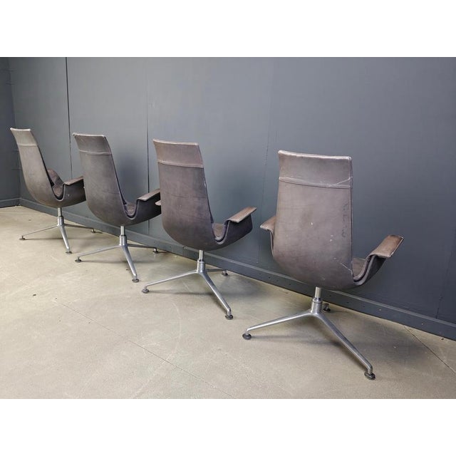 1960s FK 6725 Chairs by Preben Fabricius & Jørgen Kastholm for Walter Knoll, 1960s, Set of 4 For Sale - Image 5 of 13