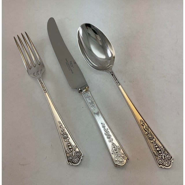 Silver 1980s Silver Plated Dinner Knife, Royal York For Sale - Image 8 of 16