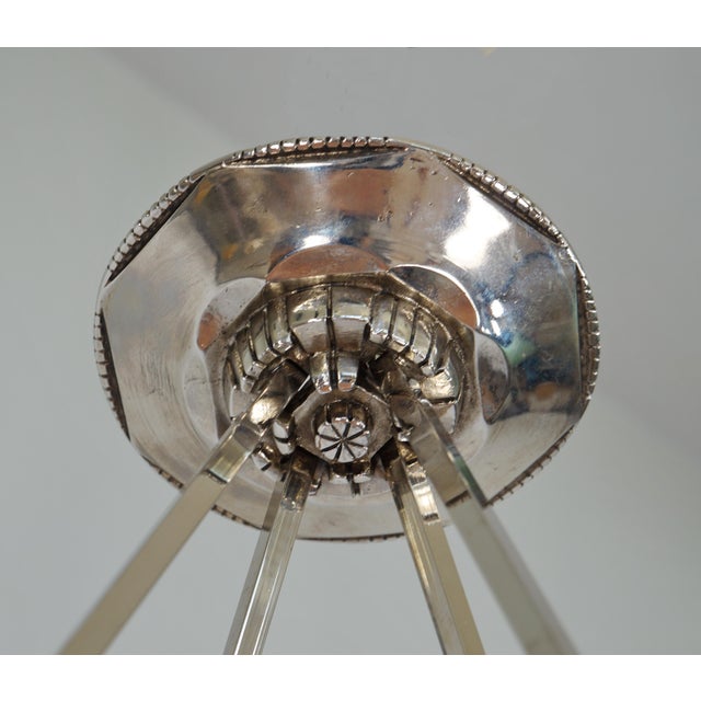 Rose 1930s Large French Art Deco Pendant Light by A. Bloch & Muller Freres - France For Sale - Image 8 of 13