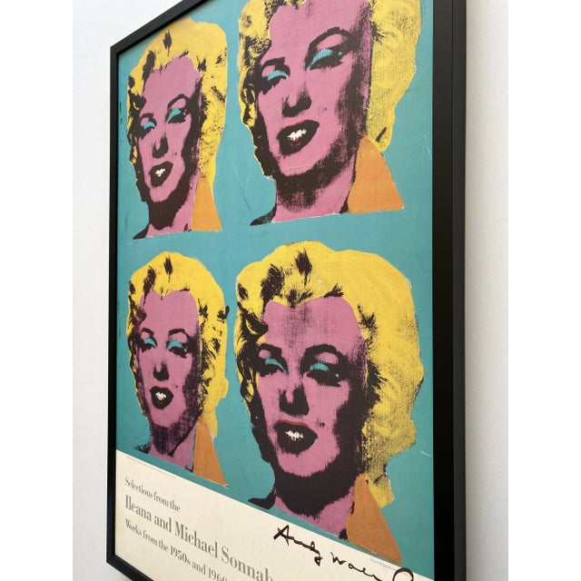 Andy Warhol Vintage 1985 Pop Art Lithograph Print Hand