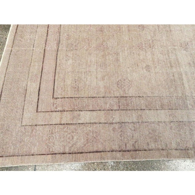Textile Distressed Style Late 20th Century Handmade East Turkestan Room Size Carpet For Sale - Image 7 of 10