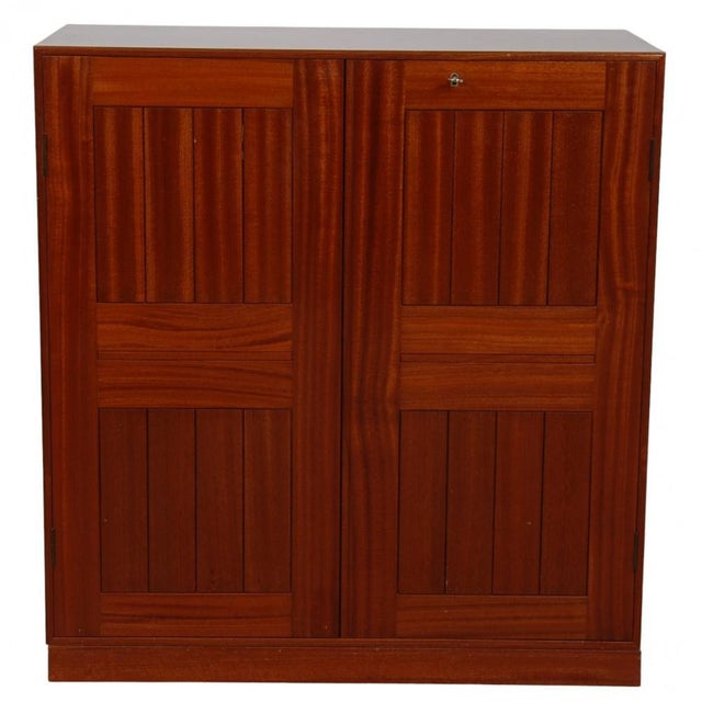 Mahogany Cabinet by Mogens Koch, 1980s For Sale - Image 16 of 16