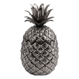 Vintage 20th Century Silver Plated Pineapple Ice Bucket from Mauro Manetti, Italy, 1970s For Sale