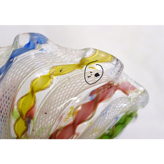 Small Vintage Murano Glass Bowl, 1960s For Sale - Image 12 of 13