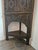 Gothic English Early 19th Century Carved Gothic Corner Cabinet With Shelf Base For Sale - Image 3 of 13