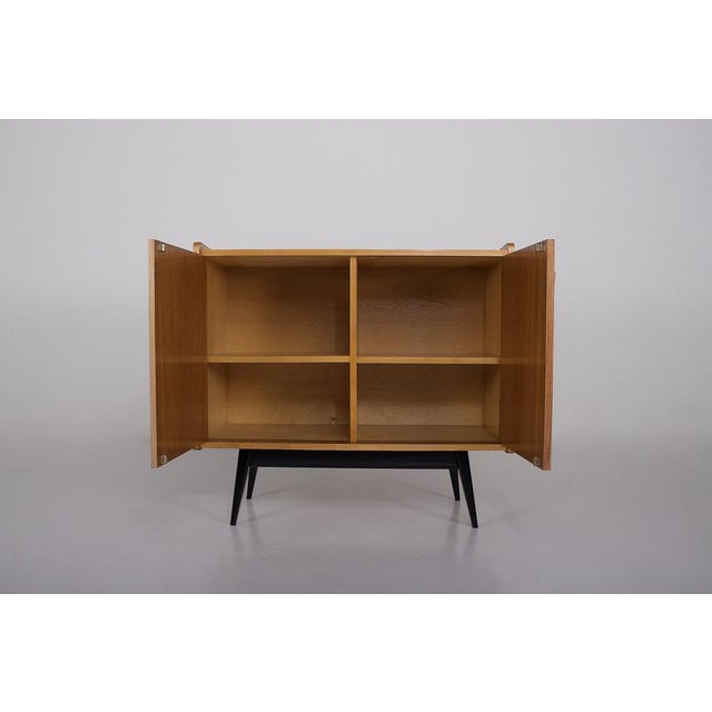 Wood 2-Body Buffet by Alfred Hendrickx, 1950s For Sale - Image 7 of 11