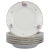 Ceramic Saxon Flower Lunch Plates in Porcelain from Royal Copenhagen, Set of 6 For Sale - Image 7 of 7