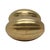 Antique Cast Brass Pair of Oval Door Knobs For Sale - Image 4 of 4