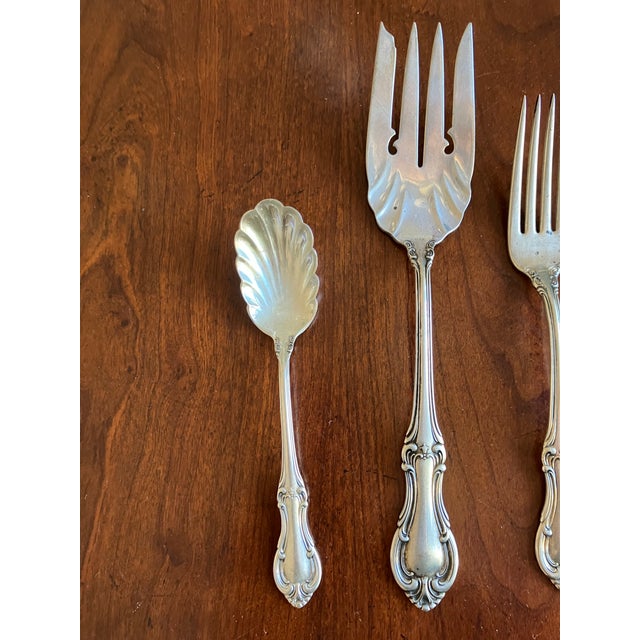 Mid 20th Century International Silver, Sterling Joan of Arc Set . For Sale - Image 11 of 12