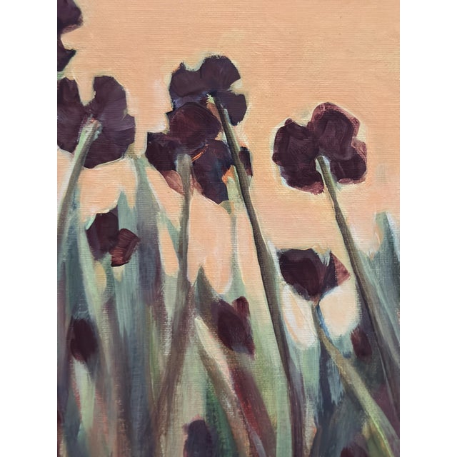 Martina Möller, Flowers, 1980s, Oil on Panel, Framed For Sale - Image 7 of 12
