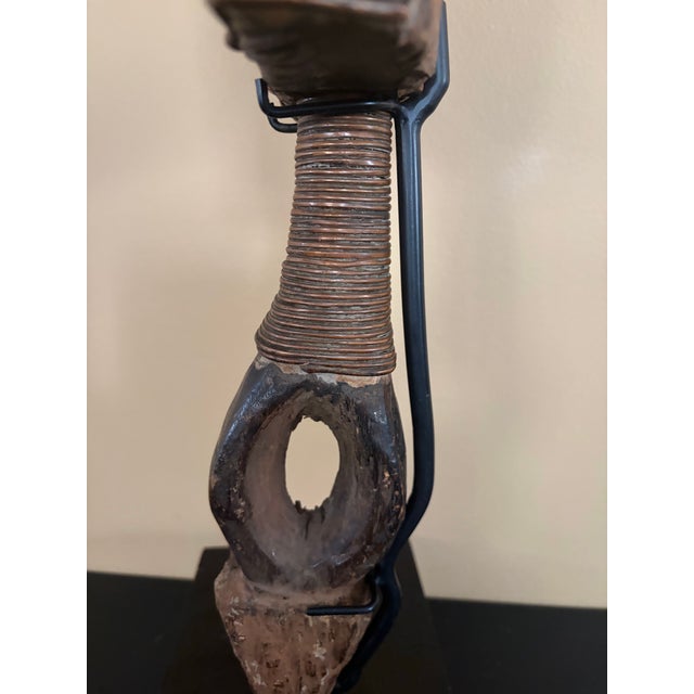 Wood Early 20th Century Kota Religuary Figure For Sale - Image 7 of 11