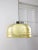 Vintage Italian Chrome and Glass Pendant Lamp For Sale - Image 12 of 12