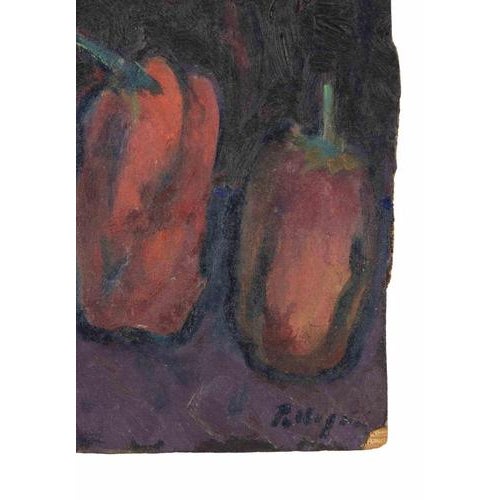 Oil on wooden panel realized by sirio pellegrini in 1960s. Hand signed. Includes a wooden frame realized by the artist....