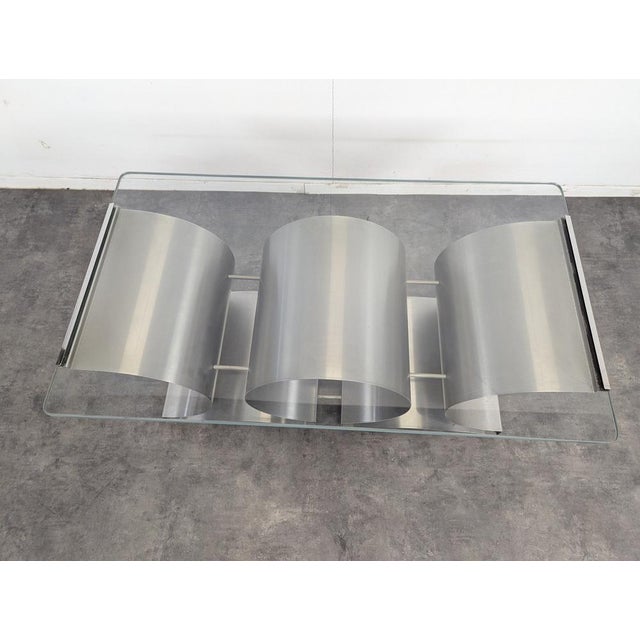 Rectangular Coffee Table by François Monnet for Kappa For Sale - Image 3 of 7