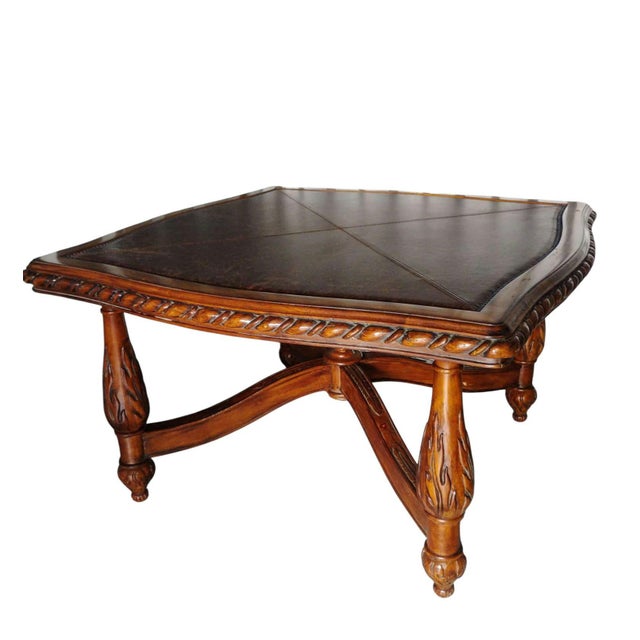 2000 - 2009 Elevate Your Game Nights With This Timeless Game Table and Matching Leather Chairs For Sale - Image 5 of 12