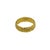 This mid‑century 18K gold band ring features a sculptural floral and vine motif rendered in raised relief, offering both...