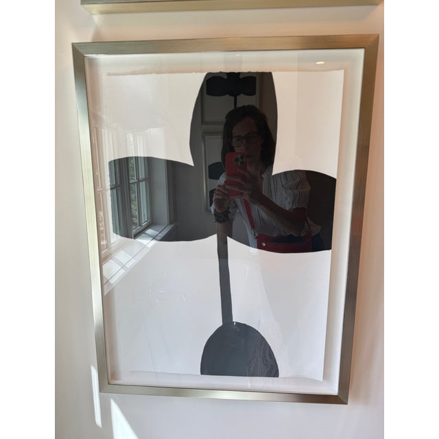 Wood Set of 4 Black and White Prints For Sale - Image 7 of 7