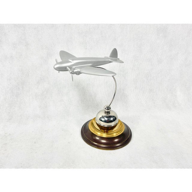 Miniature Figurine with Heinkel He-111 Plane, 1940s For Sale - Image 9 of 15