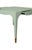 Paint Matthew Izzo Home Lacey Light Green Lacquer Game Table For Sale - Image 7 of 9