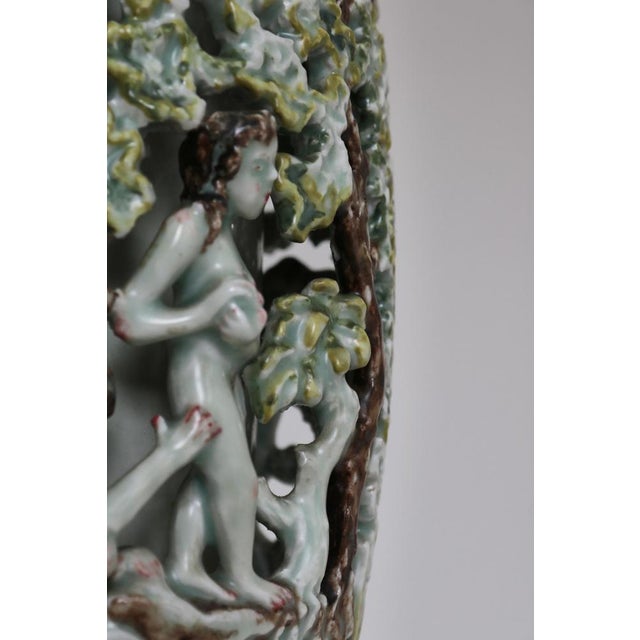 Art Nouveau Vase attributed to Bode Willumsen for Royal Copenhagen, 1946 For Sale - Image 11 of 15