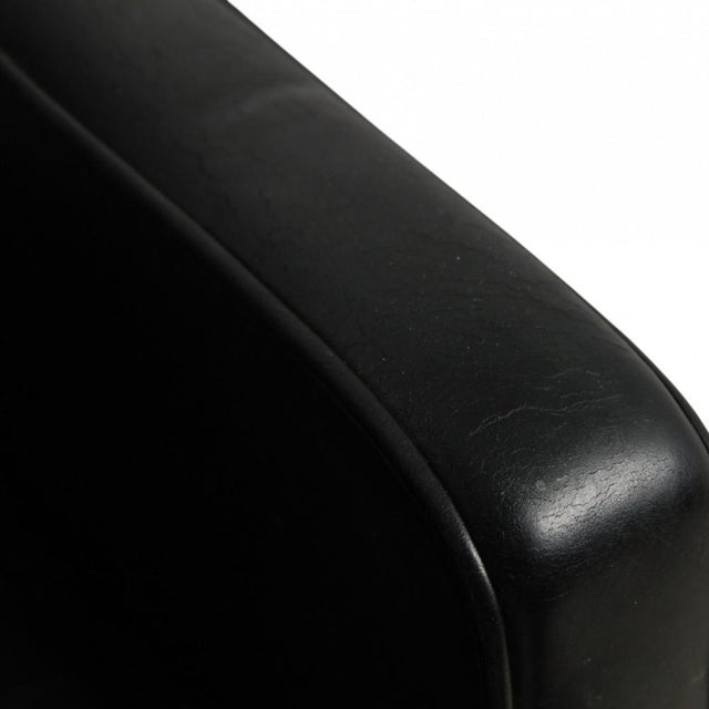 Black 2431 Lounge Chair in Black Leather by Børge Mogensen, 1980s For Sale - Image 8 of 18