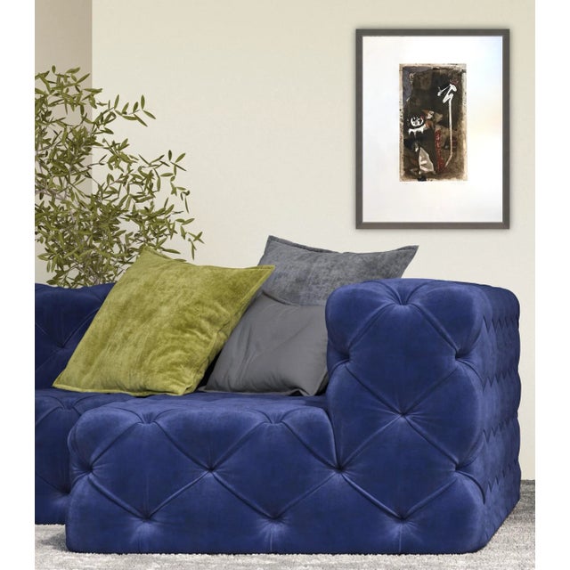 1962 Abstract Signed Aquatint Etching by Jose Ortega For Sale - Image 10 of 11