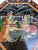 Vintage Indian Mughal Style Hand Painted Octagonal Dowry Box For Sale - Image 10 of 15