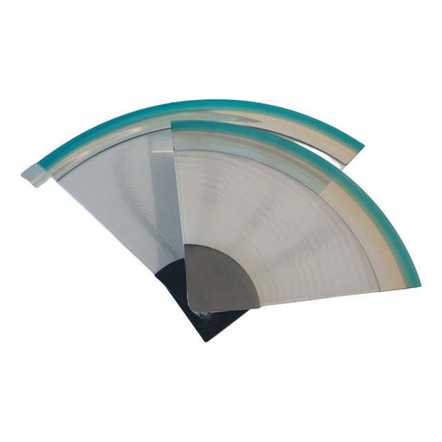 Vintage Wall Lamp in Murano Glass from Leucos, 1970s For Sale