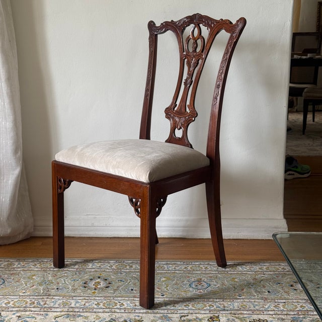 Vintage Chippendale Dining Chairs by Maitland-Smith, Set of 8 For Sale - Image 12 of 14