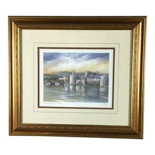 Gold Framed Print of King John’s Castle by Philip Gray For Sale