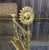 Late 20th Century Aesthetic English Sunflower Brass Fireplace Andiron Set - 5 Pieces For Sale - Image 10 of 13