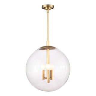 Regina Andrew Cafe Pendant Medium (Natural Brass) For Sale