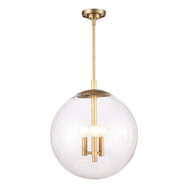 Regina Andrew Cafe Pendant Medium (Natural Brass) For Sale