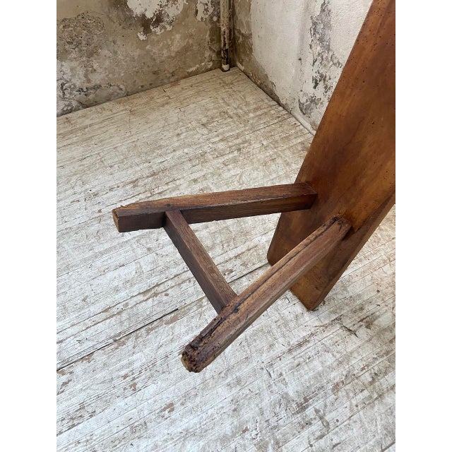 Vintage Walnut Bench, 1950s For Sale - Image 16 of 18