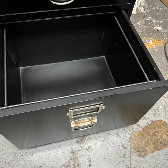 Pottery Barn Black Bedford Desk For Sale - Image 10 of 12