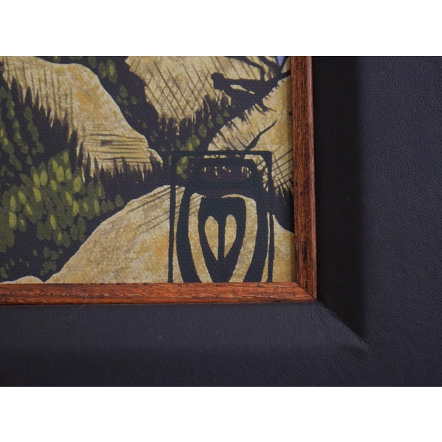 Wood Mission Oak Arts & Crafts Framed Print For Sale - Image 7 of 11