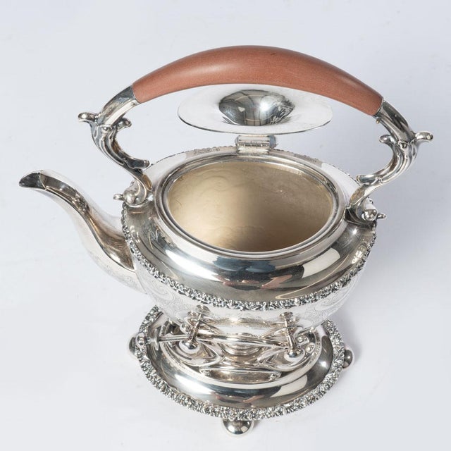 Antique English Silverplated Tilting Tea Kettle Chairish