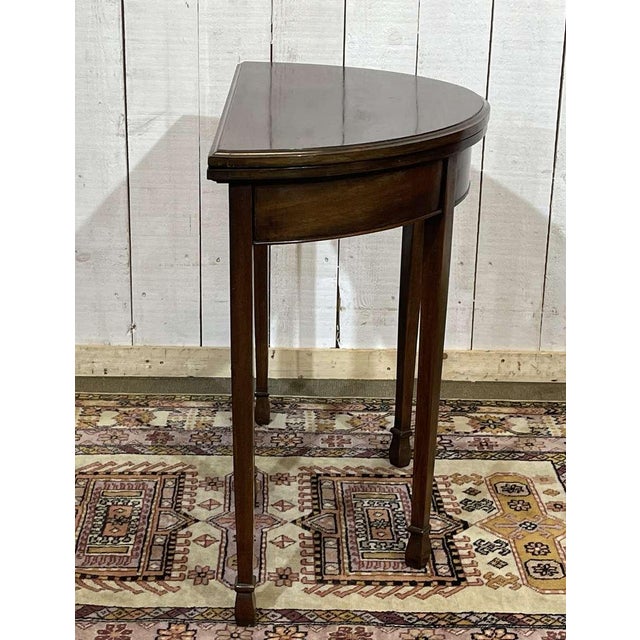 Early 20th Century English Mahogany Games Table For Sale - Image 6 of 16