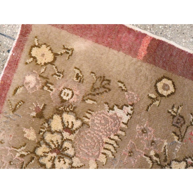 Galerie Shabab Collection Mid-20th Century Turkish Anatolian Throw Rug For Sale - Image 4 of 6