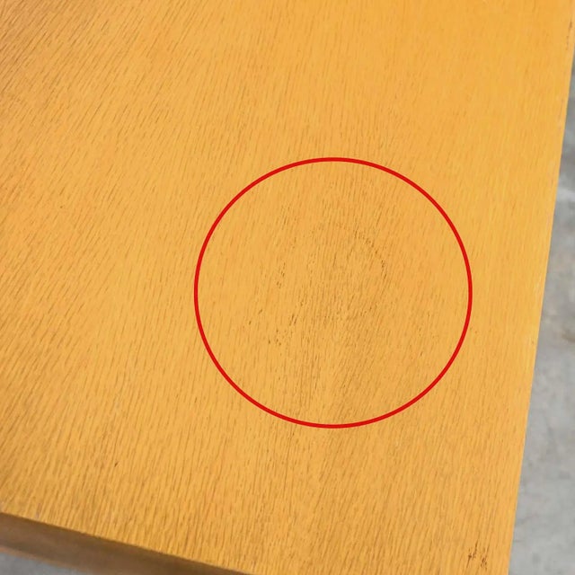 Tan Intrex Furniture Wood Veneer Cube End or Side Table Pedestal Attributed to Paul Mayen For Sale - Image 8 of 12