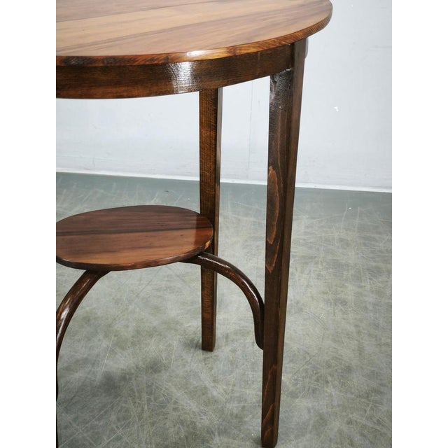 No. 207 Bentwood Oval Table by Mazowia for Thonet, Poland, 1910s For Sale - Image 5 of 14