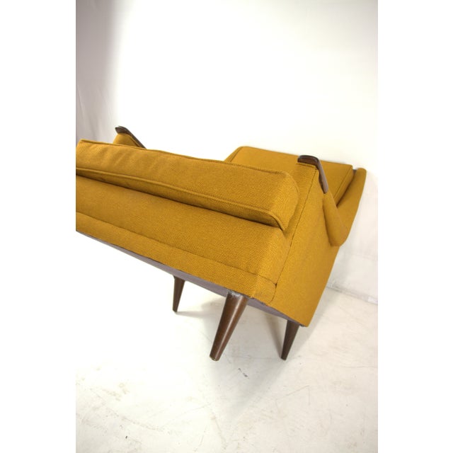1960s Kroehler Mid Century Low Back Arm Chair For Sale - Image 10 of 15