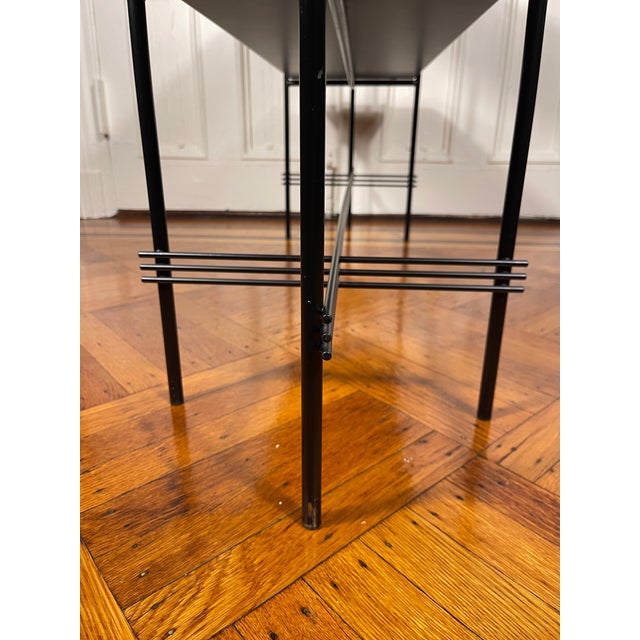 Italian Art Deco Inspired Ts Marble Top Tiered Console Table by Gubi For Sale - Image 11 of 13