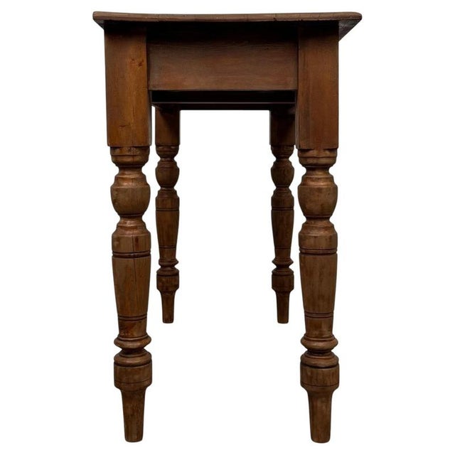 20th Century English Pine Side Table For Sale - Image 6 of 12