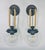 Vintage Attributed to Visual Comfort Modern Jute Rope Wall Sconces Brass Finish With Glass Globes - a Pair For Sale - Image 9 of 17