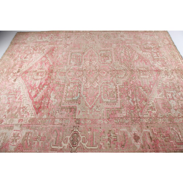 1940s Handmade Tribal Rug -6' 7'' X 8' 6'' For Sale - Image 15 of 15