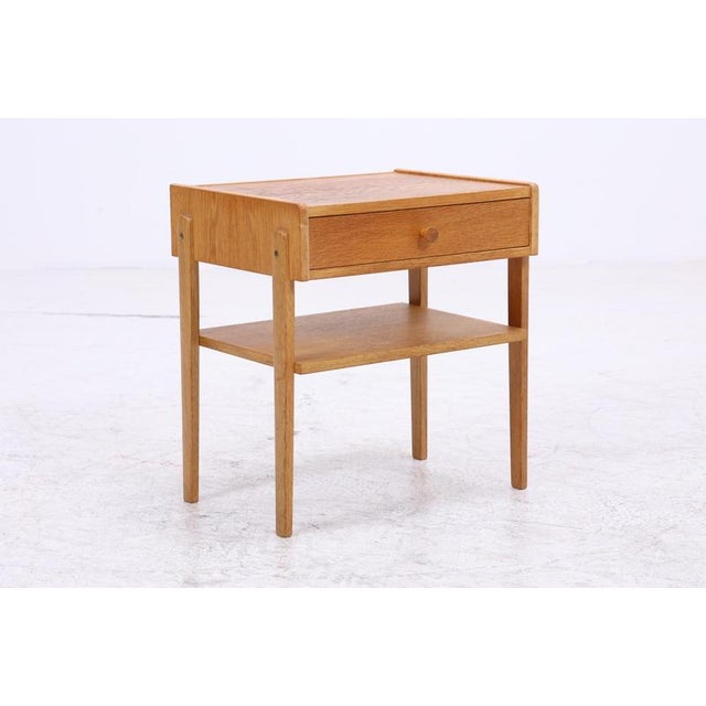 Mid-Century Oak Nightstand, 1960s For Sale - Image 10 of 13