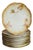 Antique Porcelain Plates from Martial Redon Factory, 1890s, Set of 8 For Sale