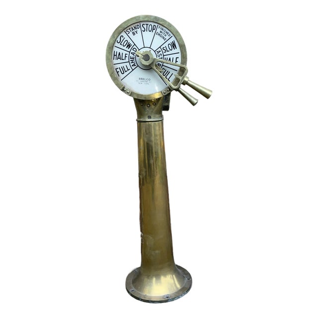 Solid Brass Ships Telegraph For Sale